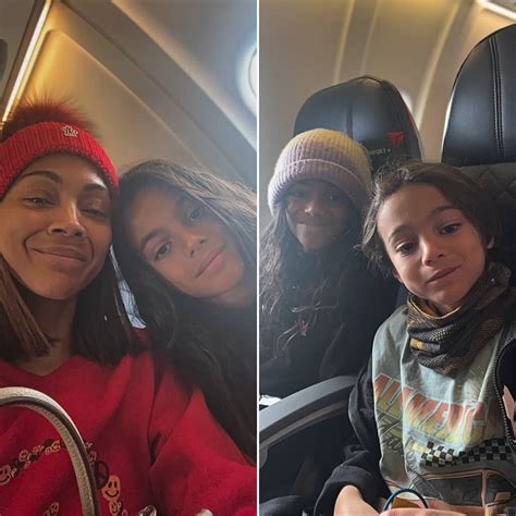 zoe saldana kinder|Zoe Saldana’s Kids Are So Grown Up In Rare Photos。